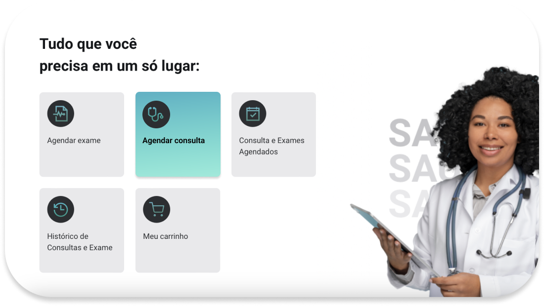 Passo 02 - Como marcar consulta - agendar consulta