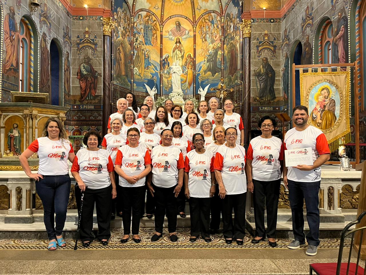 Apresentação no Santuário São José, em Belo Horizonte.