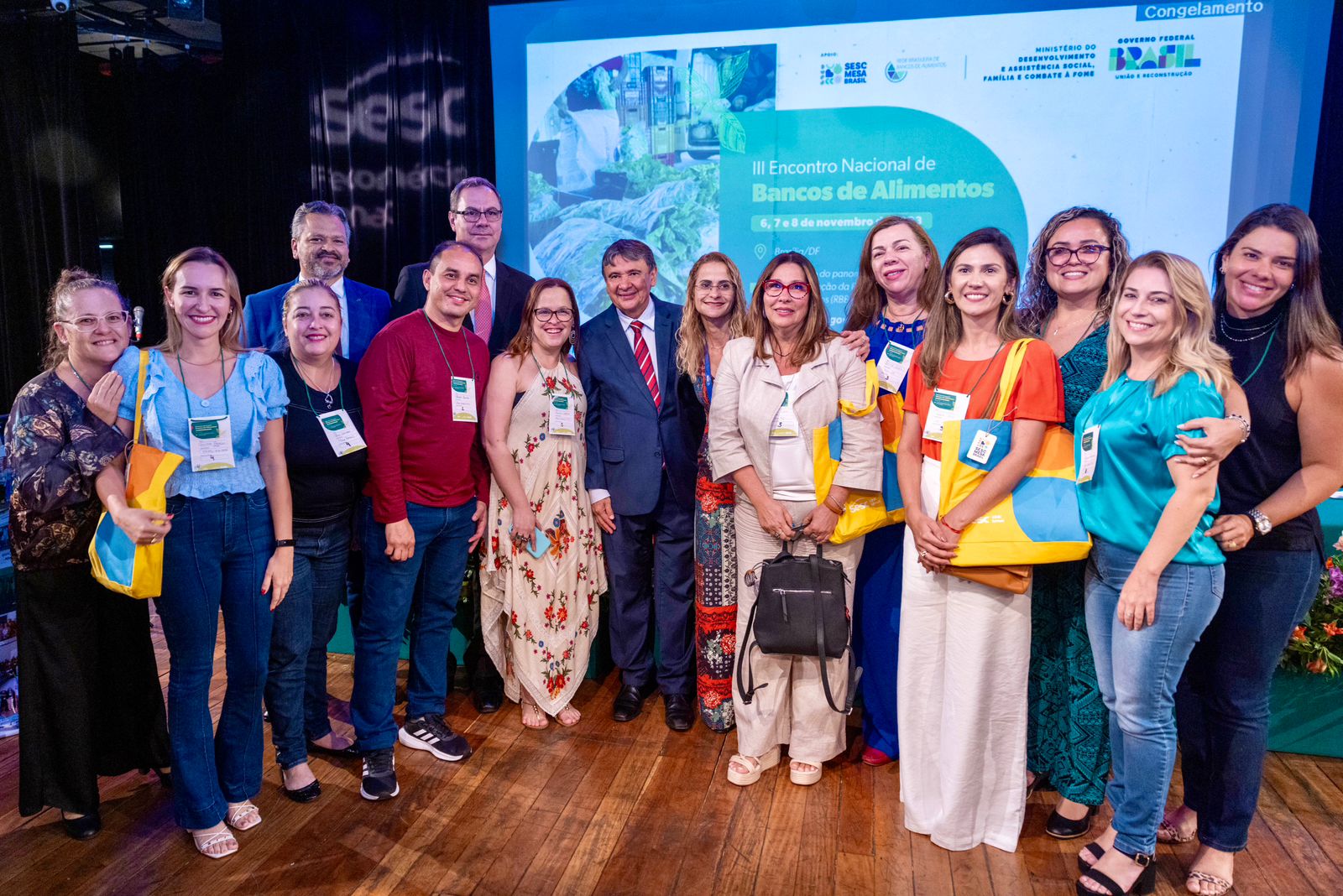 Participantes do 3º&nbsp;Encontro Nacional de Bancos de Alimentos
