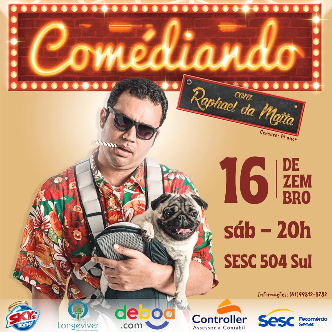Confira a agenda cultural do Sesc-DF de 12 a 15 de outubro - Tudo ok Notícias